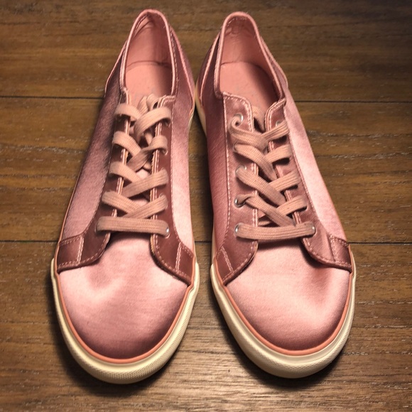 The GAP - Pink Satin Lace Up Fashion Sneakers ladies 9 - Picture 3 of 10